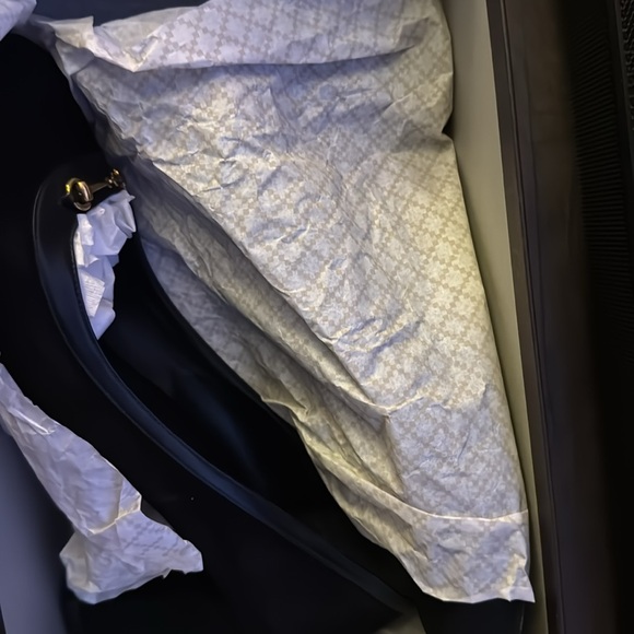 🇮🇹 Gucci - SIZE 40 309774 CGX10 1000 KID SUEDE NAPPA CHARLOT, black block heel - Picture 7 of 15